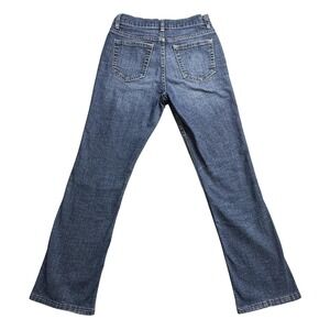 VTG Old Navy Jeans Womens 1 Regular Medium Wash At Waist Boot-Cut Stretch‎ Denim